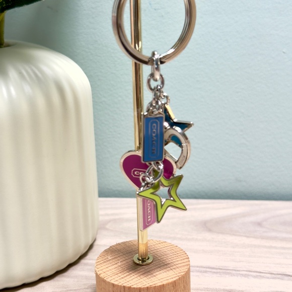 Coach Multicolor Charm Keychain - Picture 4 of 9